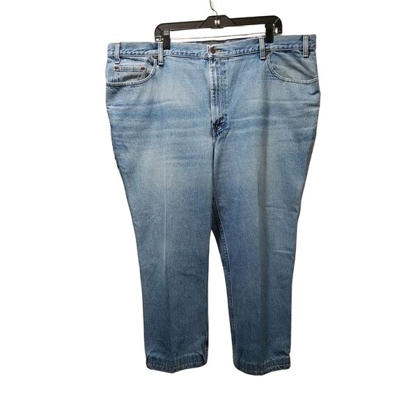 Eddie Bauer Men’s Relaxed Fit Blue Denim Jeans Size 46X25 - Picture 1 of 6